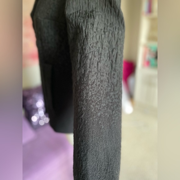 Marc Aurel Black textured Two Button Blazer‎ Size 38 - Picture 5 of 11
